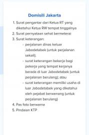 Aturan Bagi Pemudik Jakarta