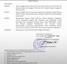 Pembatasan Sosial Hingga Akhr Bulan