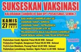 Candirejo Siap Vaksinasi Kembali